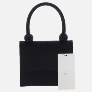 NWT Bill Blass Vintage Mini Shimmer Black Evening Satchel or Shoulder Bag Purse